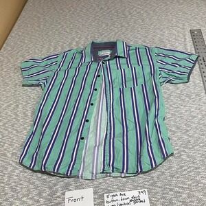 Eighth Avenue multicoloured striped button down shirt Size men L. SKU799
